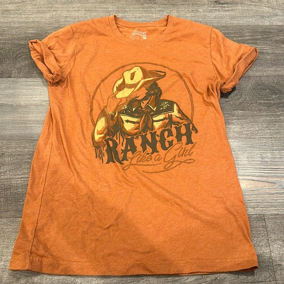 Tops - American Highway - Ranch Like a Girl tee